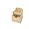 Rev-A-Shelf Maple Veneer, Light Brown, 14.5 in W, 18.23 in H, 22.25 in D, 22.25 in L, Light Brown 4CW2-18SC-1 - alternate 1